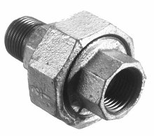 Union galvaniseret 3/4" - muffe/nippel